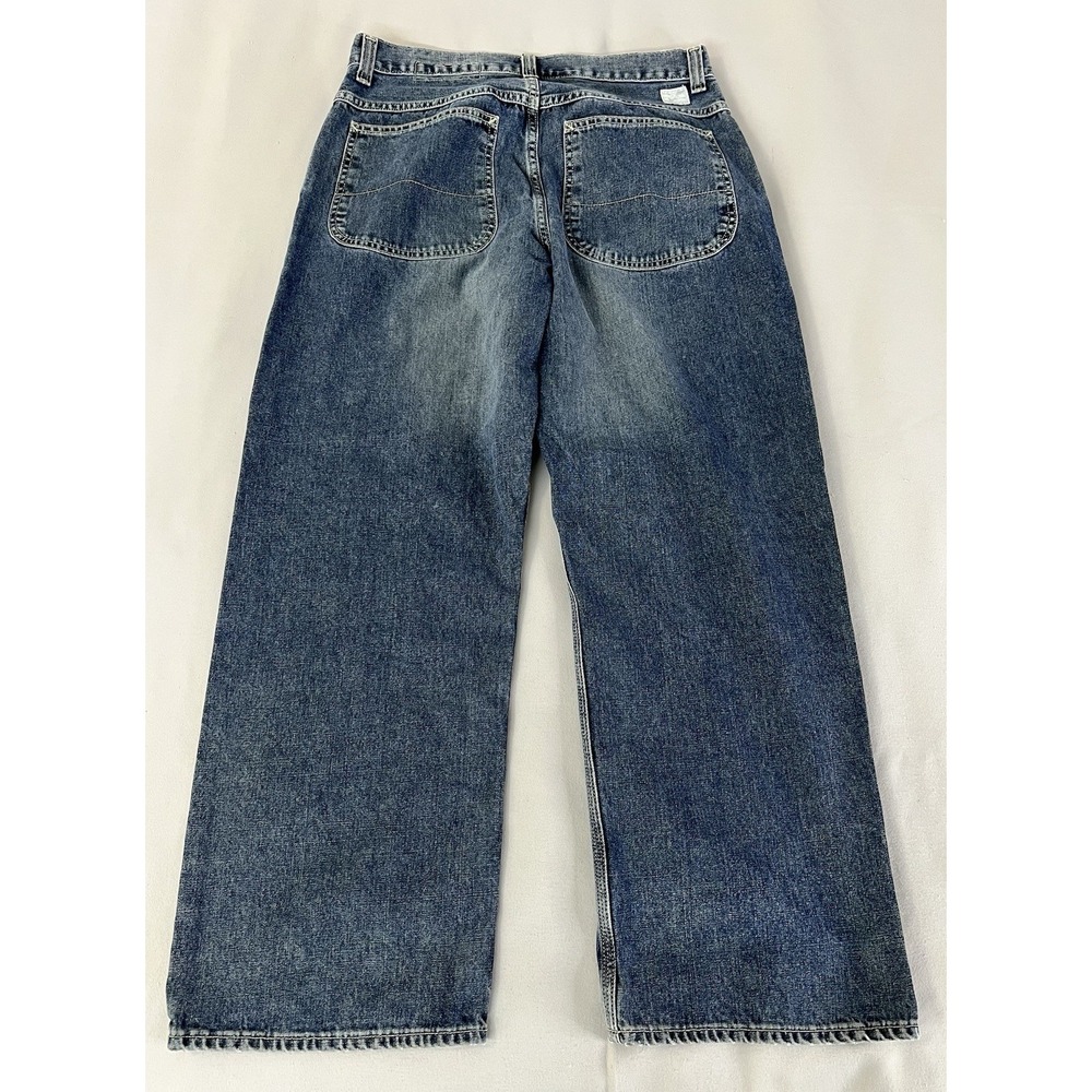 VTG Gap Worker Jean‎ Men's Light Wash Denim Work Wear  Pants 34x30 (32x29) Y2K - Picture 10 of 14
